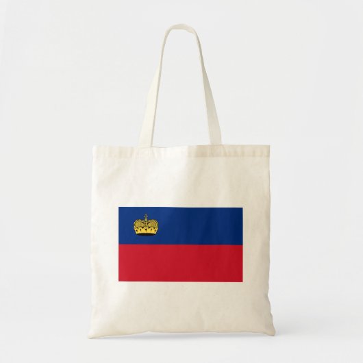 Vlag van Liechtenstein Tote Bag (Voorkant)