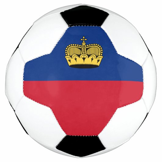 Vlag van Liechtenstein Voetbal (Voorkant)