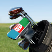 Vlag van Ligurië (Italië) Golfheadcover (Insitu)