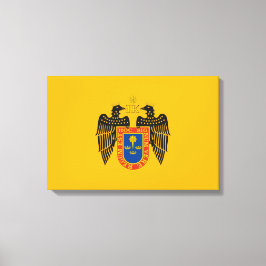 Vlag van Lima (Peru) Canvas Afdruk