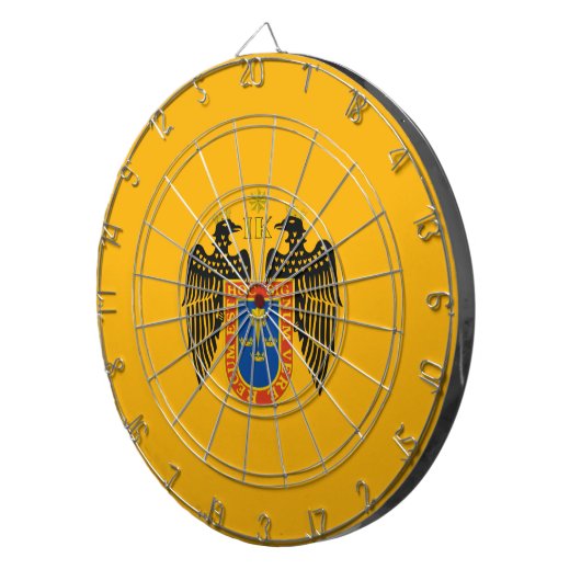 Vlag van Lima (Peru) Dartbord (Voorkant Rechts)