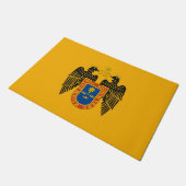 Vlag van Lima (Peru) Deurmat (Schuin)