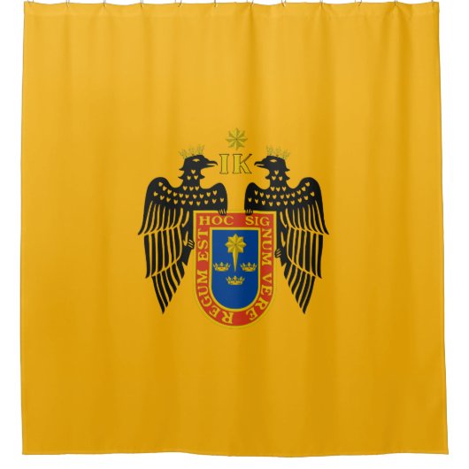 Vlag van Lima (Peru) Douchegordijn (Voorkant)