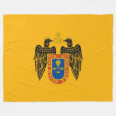 Vlag van Lima (Peru) Fleece Deken (Voorkant (Horizontaal))