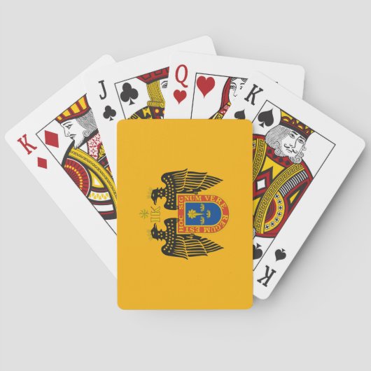 Vlag van Lima (Peru) Pokerkaarten (Achterkant)