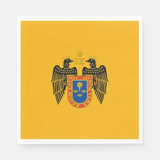 Vlag van Lima (Peru) Servet (Voorkant)