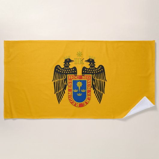 Vlag van Lima (Peru) Strandlaken (Voorkant)