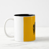 Vlag van Lima (Peru) Tweekleurige Koffiemok (Links)