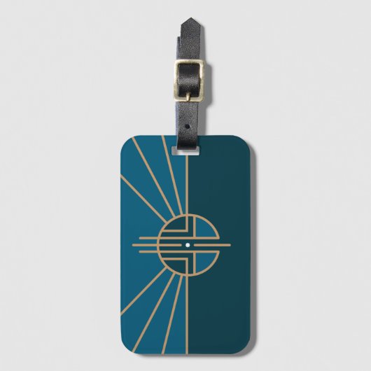 Vlag van Lincoln, Nebraska Bagagelabel (Voorkant (verticaal))