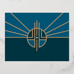 Vlag van Lincoln, Nebraska Folie Feestdagen Briefkaart