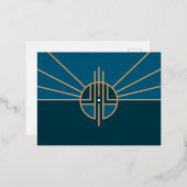 Vlag van Lincoln, Nebraska Folie Feestdagen Briefkaart (Voorkant / Achterkant)