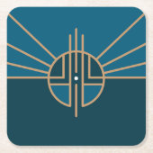 Vlag van Lincoln, Nebraska Kartonnen Onderzetters (Voorkant)