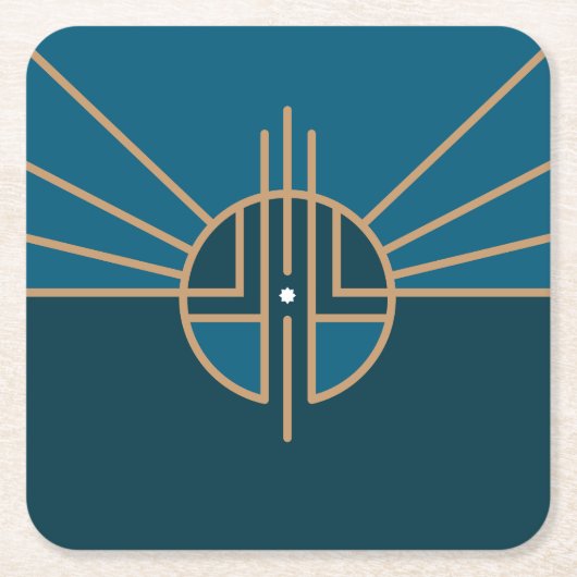 Vlag van Lincoln, Nebraska Kartonnen Onderzetters (Voorkant)