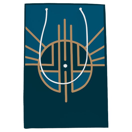 Vlag van Lincoln, Nebraska Medium Cadeauzakje (Voorkant)