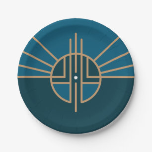 Vlag van Lincoln, Nebraska Papieren Bordje