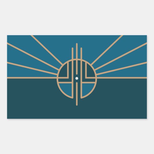 Vlag van Lincoln, Nebraska Rechthoekige Sticker (Voorkant)