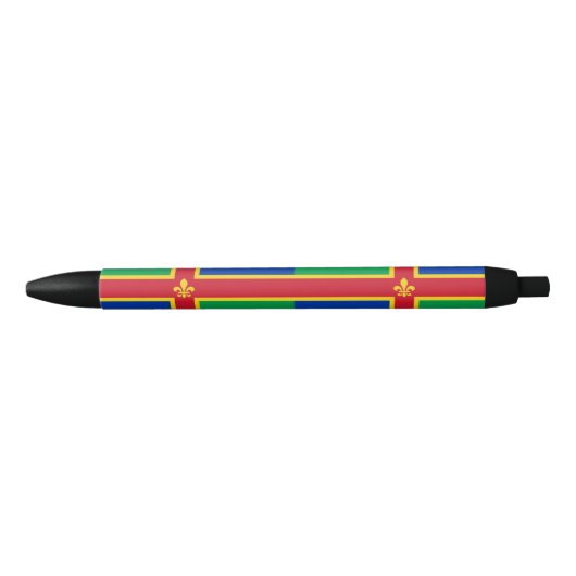 Vlag van Lincolnshire Black Ink Pen (Voorkant)