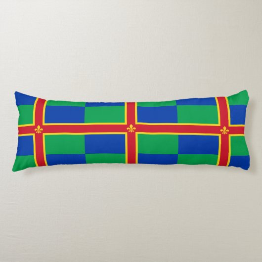 Vlag van Lincolnshire Body Kussen (Voorkant)