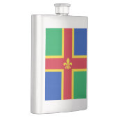Vlag van Lincolnshire Flask Flacon (Rechts)