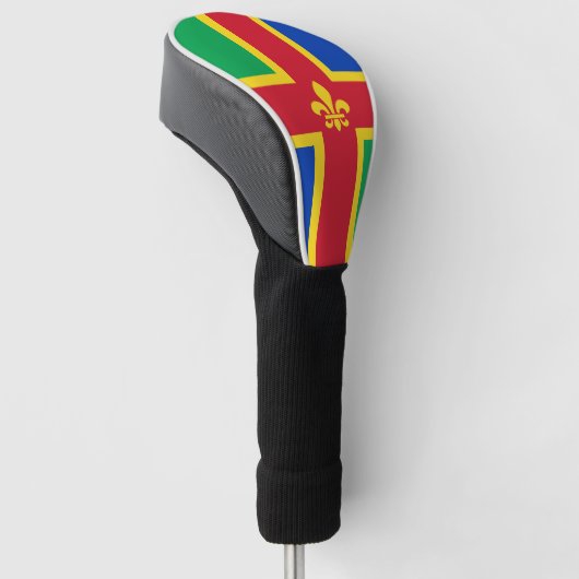 Vlag van Lincolnshire Golf Head Hoesje Golfheadcover (Schuin)