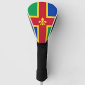 Vlag van Lincolnshire Golf Head Hoesje Golfheadcover (Voorkant)