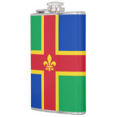 Vlag van Lincolnshire Heupfles (Links)