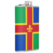 Vlag van Lincolnshire Heupfles (Rechts)
