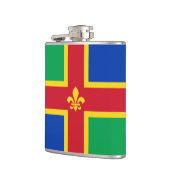 Vlag van Lincolnshire Hip Flask Heupfles (Links)