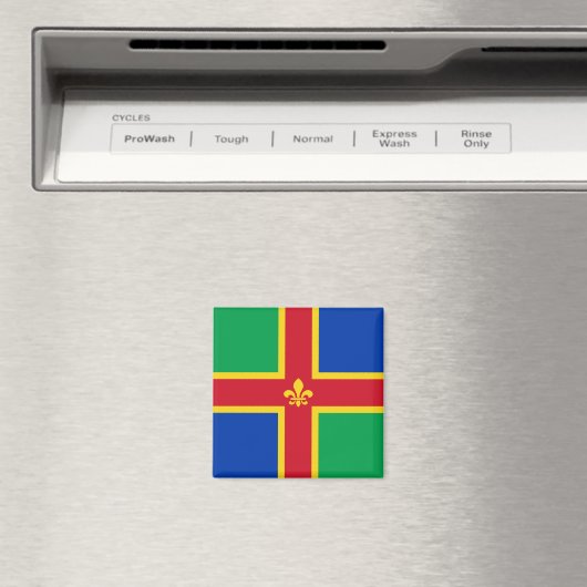 Vlag van Lincolnshire Magnet (Insitu (Vaatwasser))