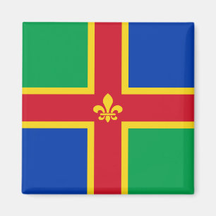 Vlag van Lincolnshire Magnet