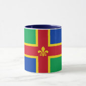 Vlag van Lincolnshire Mok (Midden)