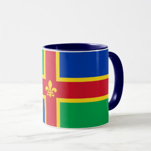 Vlag van Lincolnshire Mok