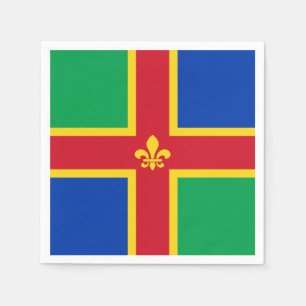 Vlag van Lincolnshire Napkins Servet