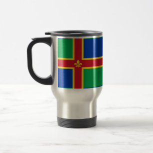 Vlag van Lincolnshire Reisbeker
