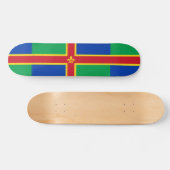 Vlag van Lincolnshire Skateboard (Horizontaal)