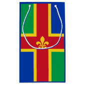Vlag van Lincolnshire Small Gift Bag Klein Cadeauzakje (Achterkant)