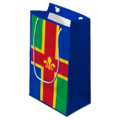 Vlag van Lincolnshire Small Gift Bag Klein Cadeauzakje (Voorkant Gekanteld)