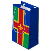 Vlag van Lincolnshire Small Gift Bag Klein Cadeauzakje (Achterkant Gekanteld)