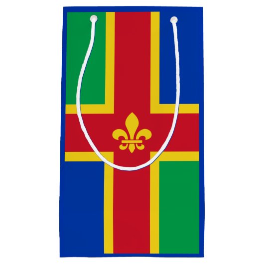 Vlag van Lincolnshire Small Gift Bag Klein Cadeauzakje (Voorkant)
