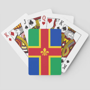 Vlag van Lincolnshire-speelkaarten Pokerkaarten