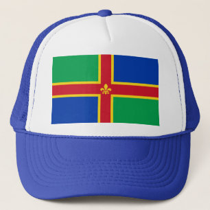 Vlag van Lincolnshire Trucker Hat Pet