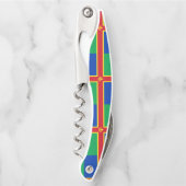 Vlag van Lincolnshire Waiter's Corkschroef Kurkentrekker (Voorkant)