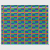 Vlag van Lincolnshire Wrapping Paper Cadeaupapier (Vlak)