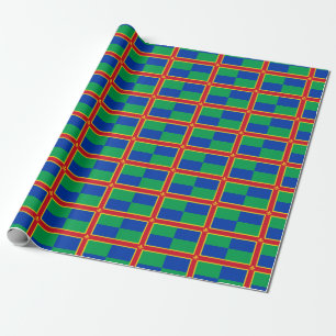 Vlag van Lincolnshire Wrapping Paper Cadeaupapier