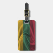 Vlag van Litouwen Bagagelabel (Voorkant verticaal)