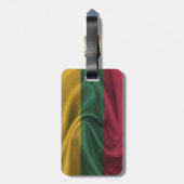Vlag van Litouwen Bagagelabel (Achterkant verticaal)