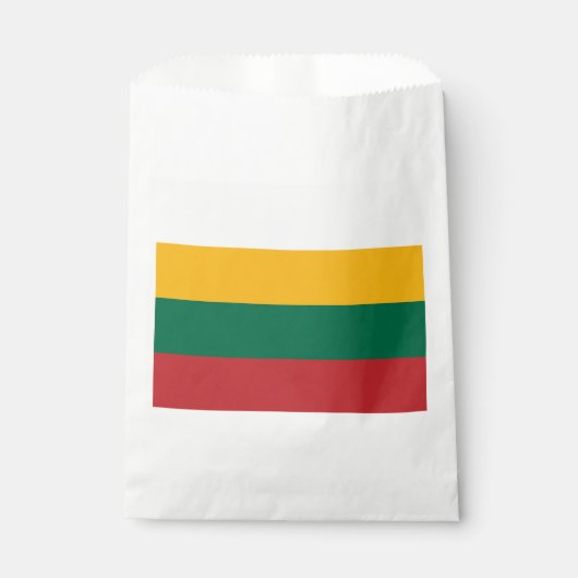 Vlag van Litouwen Bedankzakje (Voorkant)