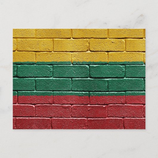 Vlag van Litouwen Briefkaart (Voorkant)