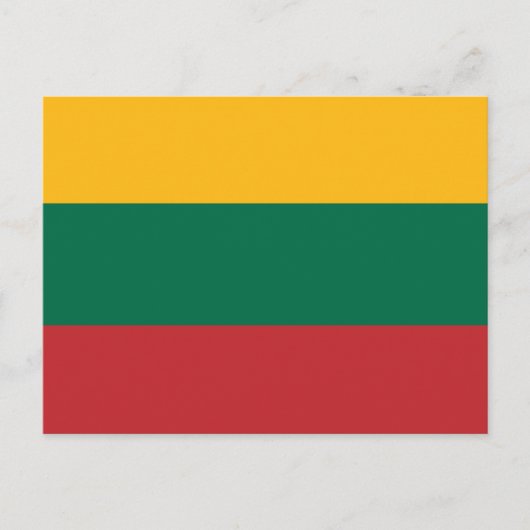 Vlag van Litouwen Briefkaart (Voorkant)