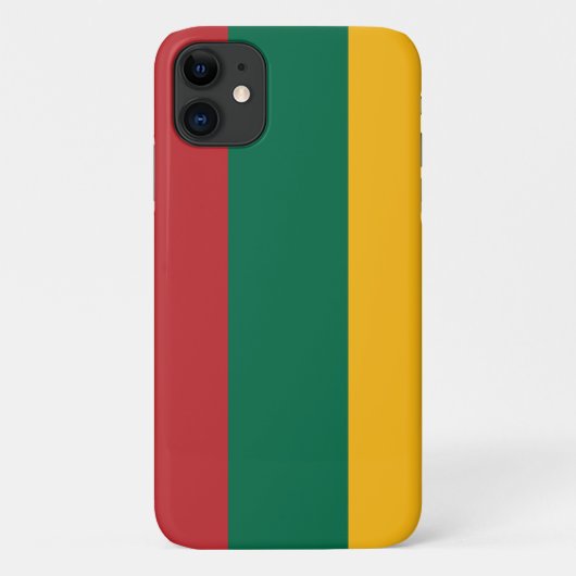 Vlag van Litouwen Case-Mate iPhone Case (Achterkant)